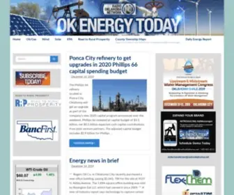 Okenergytoday.com(Energy News Just A Click Away) Screenshot