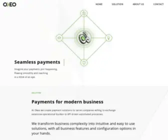 Okeo.com(All-in-one payments platform) Screenshot