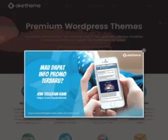 Oketheme.com(Premium WordPress Themes Indonesia) Screenshot