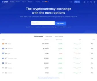 Okexcn.com(Cryptocurrency Exchange) Screenshot
