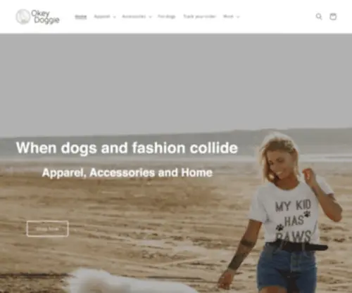 Okeydoggie.com(Okey Doggie apparel) Screenshot