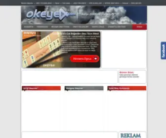 Okeye4.com(Ve Online Okey Sitesi) Screenshot