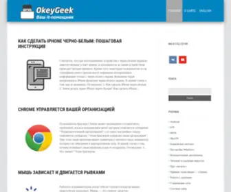 Okeygeek.ru(Компьютерные) Screenshot