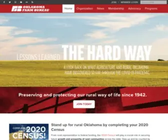 Okfarmbureau.org(Oklahoma Farm Bureau) Screenshot