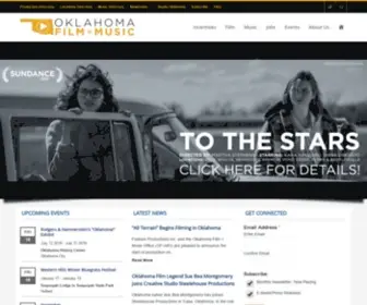 Okfilmmusic.org(Oklahoma Film and Music Office) Screenshot