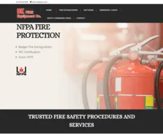 Okfireco.com(O K Fire Equipment Co) Screenshot