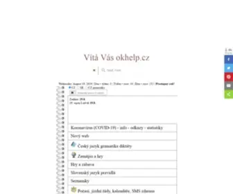 Okhelp.cz(Android, download free software, jazyky, ?kola, rady, n) Screenshot