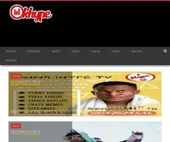 Okhype.com(Music Online) Screenshot