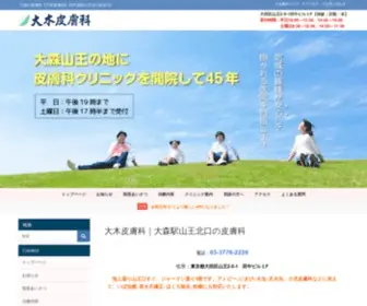 Oki-Hifuka.com(大田区大森) Screenshot