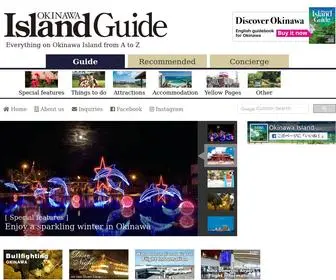 Oki-Islandguide.com(Okinawa Island Guide/Accommodation/Attractions/Events) Screenshot
