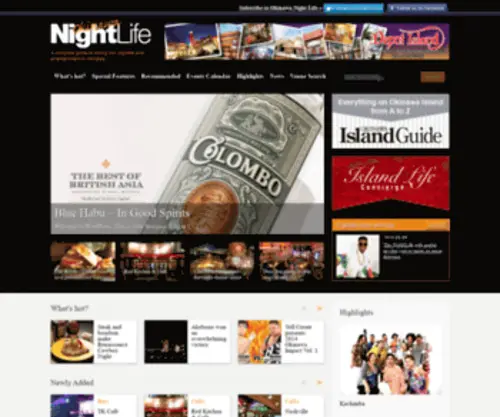 Oki-Nightlife.com(Okinawa NightLife) Screenshot