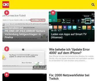Okidk.de(Technologie und Internet) Screenshot