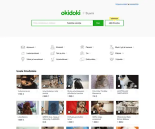 Okidoki.fi(Okidoki) Screenshot