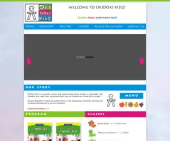 Okidokikidz.co.za(OkiDoki Kidz) Screenshot