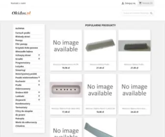 Okidos.pl(Sklep na oprogramowaniu PrestaShop) Screenshot