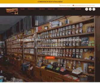 Okiespiceandtrade.com(OkieSpice and Trade Co/The Cheese Factory) Screenshot
