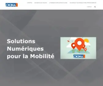 Okina.fr(Solutions numériques pour la mobilité) Screenshot