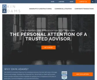 Okinadams.com(Okin Adams) Screenshot