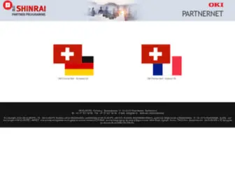 Okipartnernet.ch(OKI PartnerNet) Screenshot
