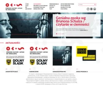 Okis.pl(Ośrodek Kultury i Sztuki we Wrocławiu) Screenshot