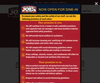 Okjoes.com(Oklahoma Joe's BBQ & Catering) Screenshot