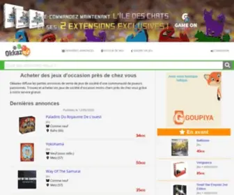 Okkazeo.com(Acheter des jeux de société d'occasion près de chez vous) Screenshot