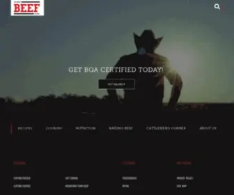 Oklabeef.org(Oklahoma Beef Council) Screenshot