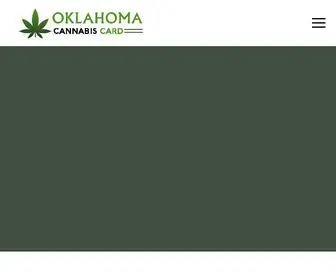 Oklahomacannabiscard.com(Get Oklahoma Medical Marijuana Card (100% Online)) Screenshot