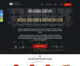 Oklahomacasting.com(Oklahoma Casting) Screenshot