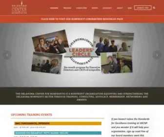Oklahomacenterfornonprofits.org(Oklahoma Center For Nonprofits) Screenshot