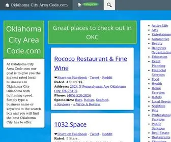 Oklahomacityareacode.com(At Oklahoma City Area Code.com our goal) Screenshot