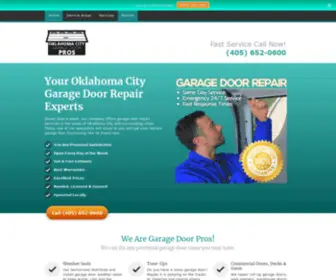 Oklahomacitygaragedoorpros.com(Best Garage Door Repair Service in Oklahoma City) Screenshot