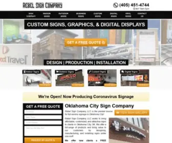 Oklahomacitysigncompany.org(Oklahoma City Sign Company) Screenshot