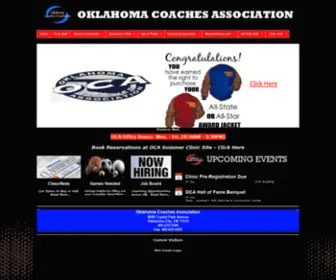 Oklahomacoaches.org(Oklahoma Coaches Association) Screenshot