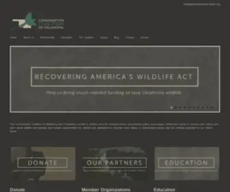 Oklahomaconservation.org(Conservation Coalition of Oklahoma) Screenshot