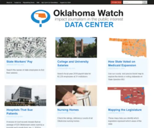 Oklahomawatchdata.org(Oklahomawatchdata) Screenshot
