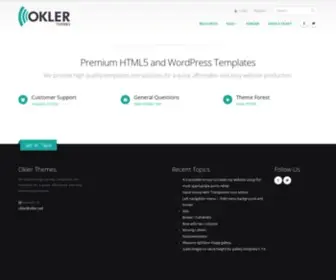 Okler.net(Premium HTML5 and WordPress Templates) Screenshot