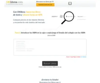 Oklibros.com(Busca, Compara y Ahorra en Libros de Texto) Screenshot