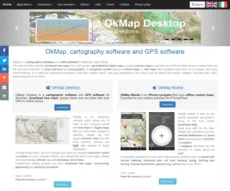 Okmap.org(Cartographic software) Screenshot