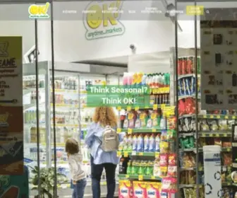 Okmarkets.gr(H Πρώτη Αλυσίδα Mini Super Markets στην Ελλάδα) Screenshot
