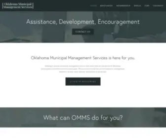 OKMMS.org(Oklahoma Municipal Management Services) Screenshot