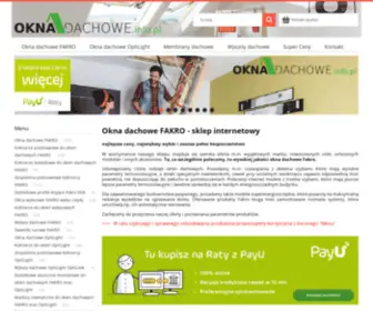 Oknadachowe.info.pl(Okna dachowe Fakro) Screenshot