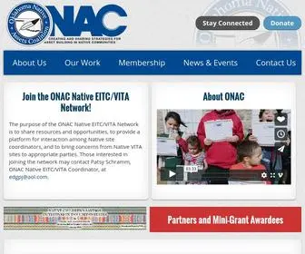 Oknativeassets.org(Oklahoma Native Assets Coalition) Screenshot