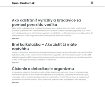 Okno-Centrum.sk(Plastové okná) Screenshot