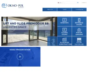 Okno-POL.pl(Producent Stolarki otworowej PVC Drewno Aluminium) Screenshot