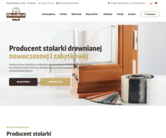 Oknostol.com.pl(Producent okien i drzwi drewnianych) Screenshot