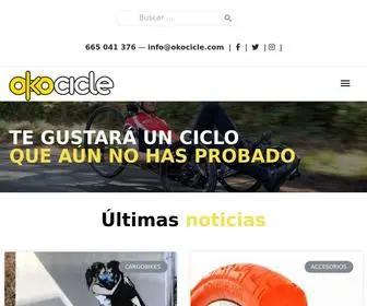 Okocicle.com(¡Descúbrenos) Screenshot