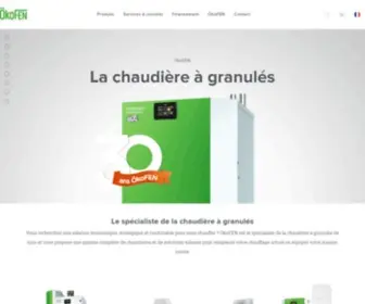 Okofen.fr(ÖkoFEN La chaudière à granulés) Screenshot