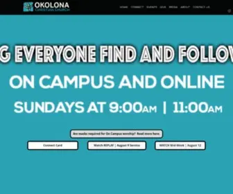 Okolonacc.org(Okolona Christian Church) Screenshot