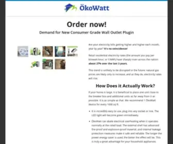 Okowatt.com(Order) Screenshot